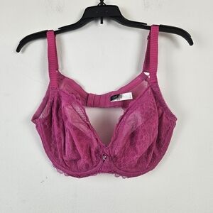 Chantelle Bra - C Chic Sexy Plunge #3641 Size 40D Pink